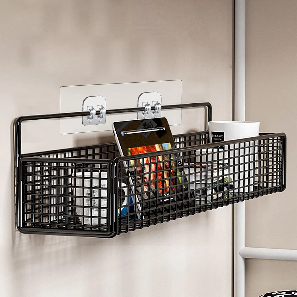 Ganchos adhesivos para carrito de ducha de repuesto pegatinas fuertes ganchos de ducha ganchos de pared Foto 3 de 4