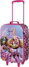 Trolley Paw Patrol Effetto 3d per Bambini Valigia Semirigida 2 Ruote 33x52x17cm