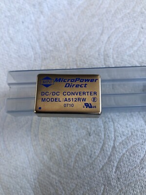 MicroPower DC/DC Convertor A512RW 18-36VDC Range -5V output