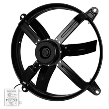 14 Inch Mount Fan Ventilator with Adjustable Temperature 1239 CFM
