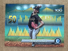 2024 Bowman #BTP-50 Jared Jones Bowman Scouts' Top 100 Aqua Refractors /125