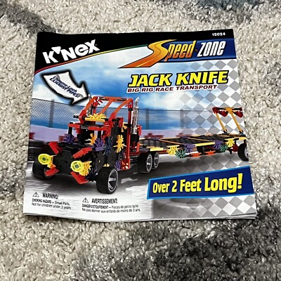 K'Nex Mech MANUALS ONLY Shadow Cat All Terrain Trekker Jack Knife