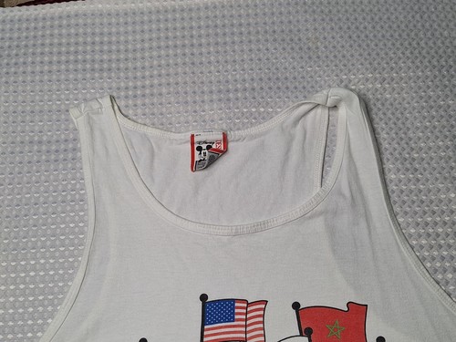 Vintage Disney Designs Epcot Mickey Mouse Sleeveless Muscle Shirt Size XL USA - Bild 5 von 7