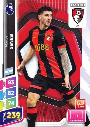 Tarjetas Panini Premier Adrenalyn XL PLUS 2025 10 - 249 - Imagen 12 de 197