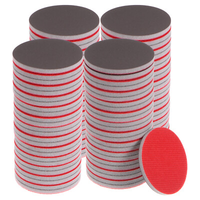 100Stk 3000 Grit Schleifen Schwamm 3'' Haken und Schleifen Schwamm Schleifscheibe