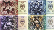 Set, Lia Antootica, 100-200-500-1000 Sivar, 2024, Polymer, Fantasy Pirate Wives