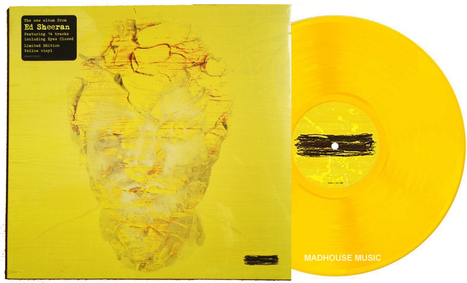 ED SHEERAN ""-"" LP Subtract YELLOW VINYL Ltd Edn. 2023 SEALED - Mails SAME DAY