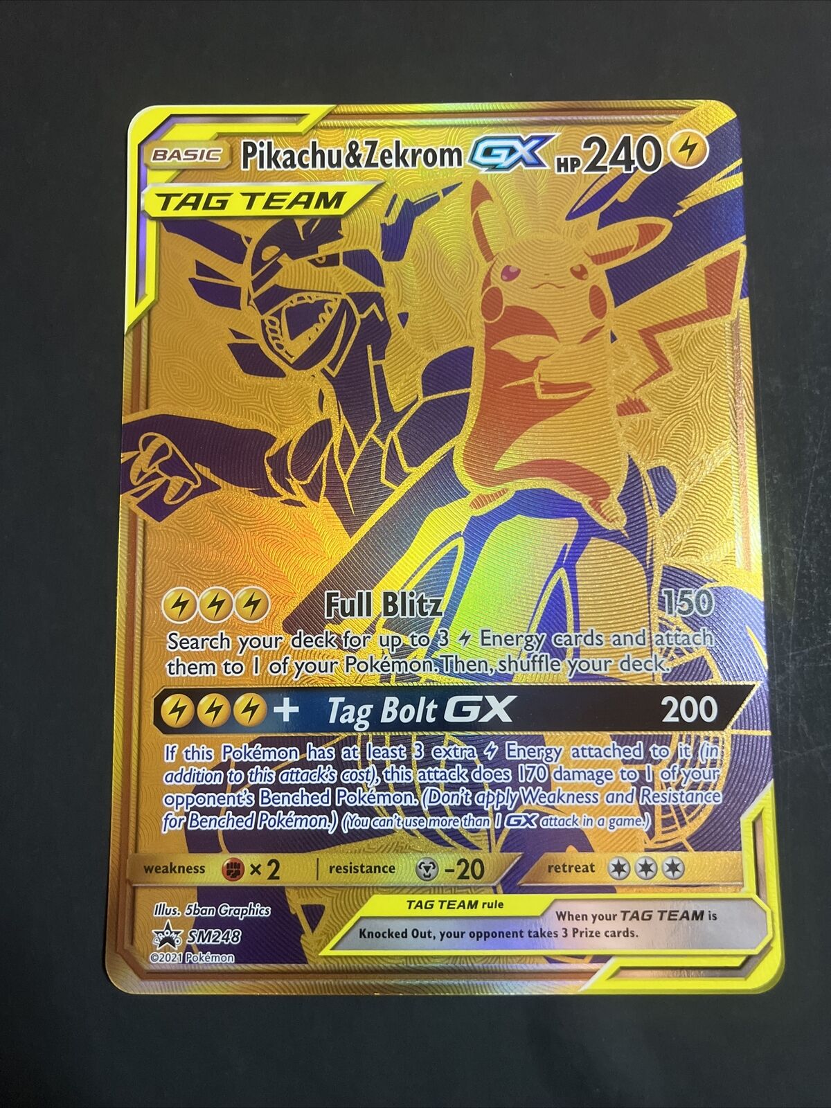 Pikachu zekrom gx - Card Games, Facebook Marketplace