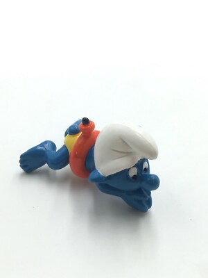 LES SCHTROUMPFS FIGURINE édition limitée PLONGEUR NAGEUR BELGE Jeux