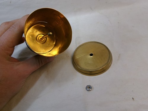 Vintage Gold Tone Metal Las Vegas Souvenir Bank - Picture 9 of 9