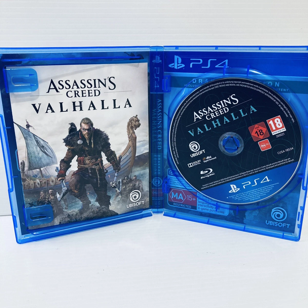 RARE' ASSASSINS CREED Valhalla Drakkar Edition'Complete' PS4