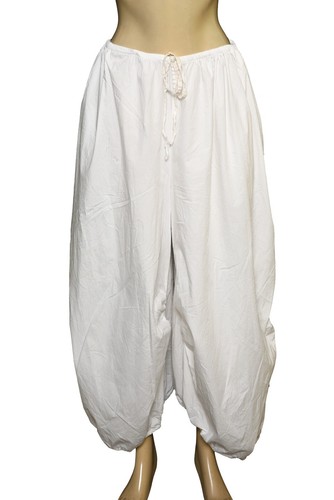 Free People Baggy Pants XL 12 Damen Freizeit Low Rise Boho Ivory Hose NEU 39847