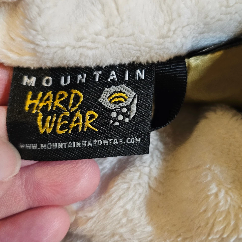 Chaqueta Mountain Hardwear Mujer Mediana Beige Floral Bordado Esquí Invierno Informal Foto 3 de 4