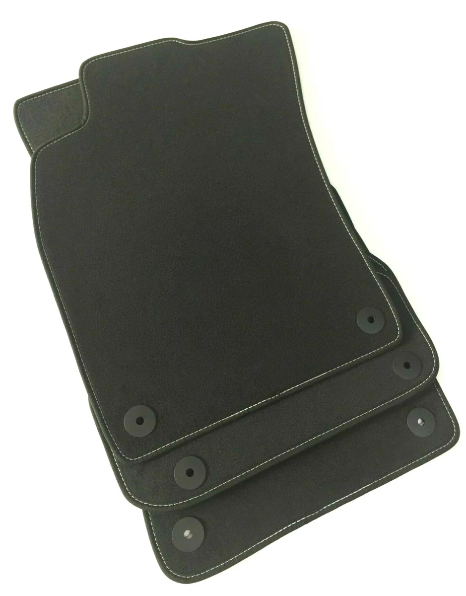 J&J AUTOMOTIVE | Tappeti Tappetini In Tessuto In Velluto Su Misura Adatti Per 106 1992-2003, Set di 4 Pezzi, Anteriore E Posteriore, Nero, Antiscivolo
