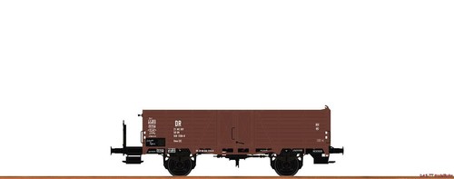 H0 offener Güterzugwagen Omu (O) mit Ladegut DR Ep.IV Brawa 48437 | Condition: Neu
