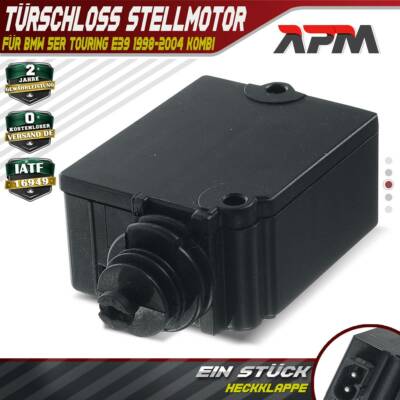 Türschloss Stellmotor Heckscheibenklappe 2-Polig für BMW 5er E39 98-04 Kombi