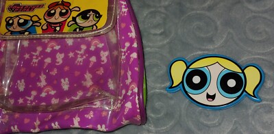 VINTAGE Cartoon Network Powder Puff Girls Mini Backpack NWOT Vintage HTF PowerPuff Girls Mini Backpack With Mirror Girl  main image 4