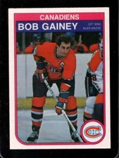 1982-83 O-PEE-CHEE #181 BOB GAINEY NM CANADIENS HOF NICELY CENTERED  *XR29946