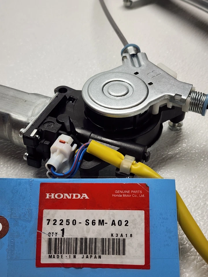 Acura RSX New OEM Power Window Motor Regulator Assembly Left Drivers 2003-2006 - Imagem 2 de 4