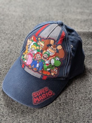 Super Mario 2019  Navy Blue Youth Baseball Cap Adjustable SnapBack Hat