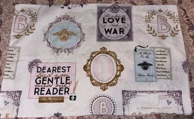 Catherine Lansfield ~ Bridgerton Pillow Case x1  Double Sided Design