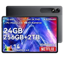 Blackview Tab 9 5G WiFi Tablet 11 Zoll 24GB(8GB+16GB) 256GB Octa Core 8200mAh