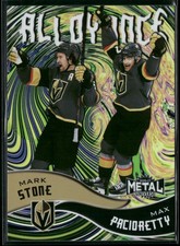 2020-21 SkyBox Metal Universe #AL-11 Max Pacioretty / Mark Stone Alloyance
