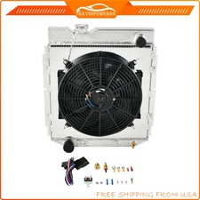 3row Radiator Shroud Fan For 60-65 Ford Falcon 65-66 Mustang 61-65 Mercury Comet