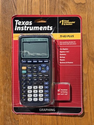 Texas Instruments TI-83 Plus Graphing Calculator New Factory Sealed NIB