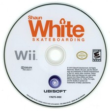 Shaun White Skateboarding (Nintendo Wii, 2010) Disc Only