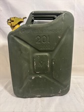 Nato Army Jerry Can 20 Liter 2000 Bund 50 Military Steel 5 Gallon As Is