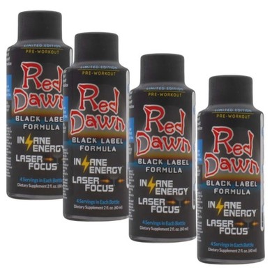 Red Dawn Black Label  4 bottles deal , 2 oz each
