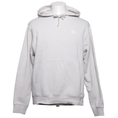 Nike, Kapuzenpullover, Größe: M, Beige, Baumwolle/Polyester, Einfarbig #aPl