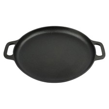 Padella Grill Pancake in Ghisa con Bordo per Cottura a Induzione Varie Misure