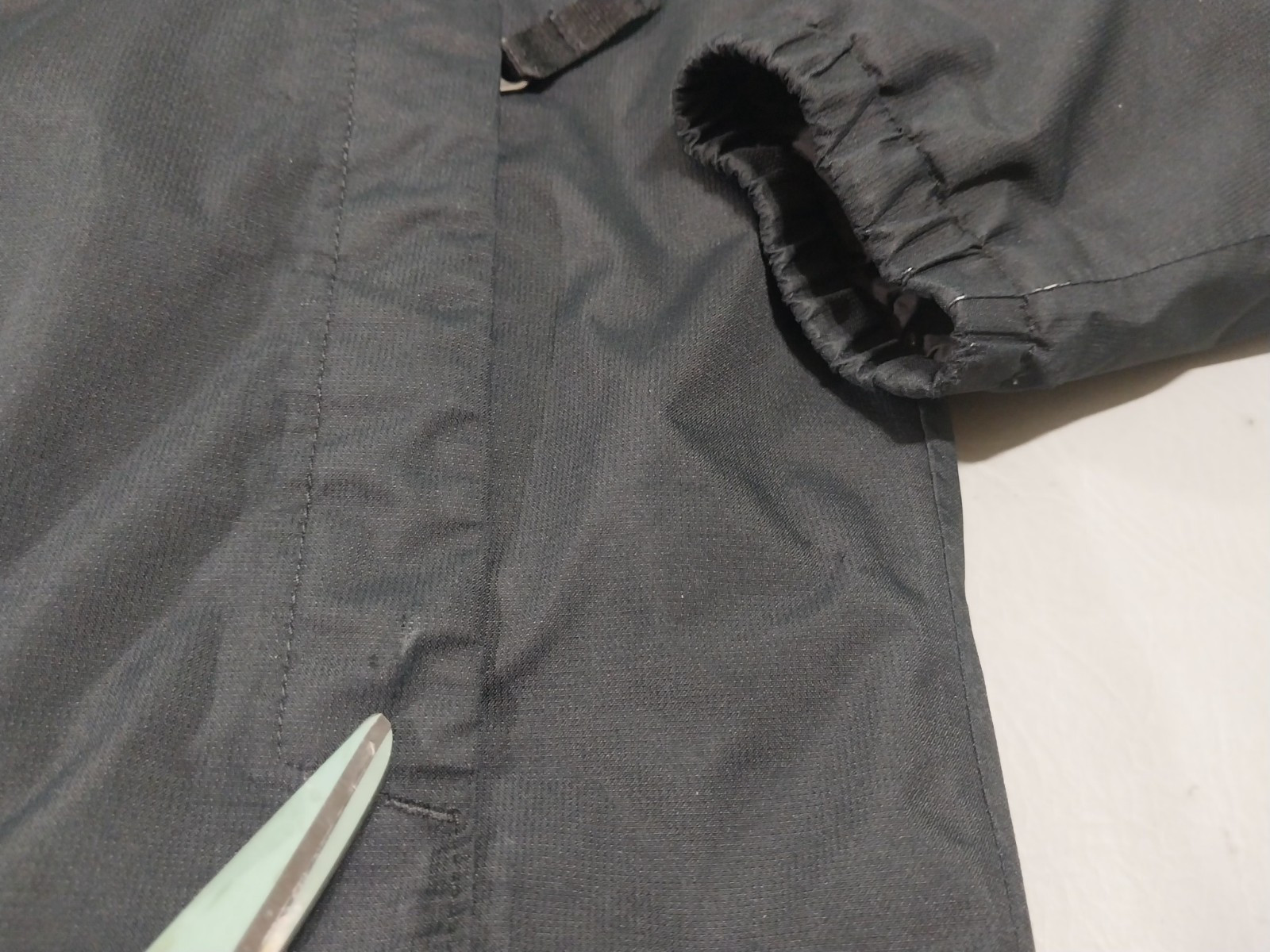 The North Face Windwall Youth Black Fleece Lined Shell Jacket Boys Large 14-16 thumbnail 3