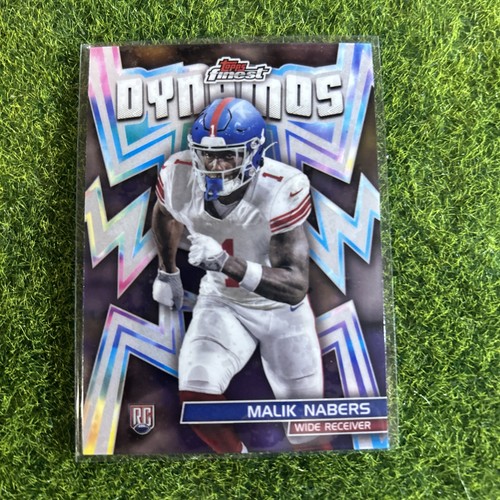 2024 Topps Finest - Dynamos #DYN-14 Malik Nabers Rookie RC New York Giants F44