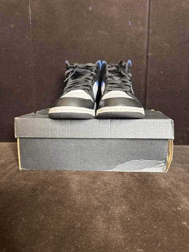 Nike Air Jordan 1 Mid Racer Blue White Black 554724-140 Mens Size 10