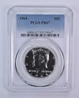 1964 Kennedy Half Dollar PR67 PCGS Blue Label