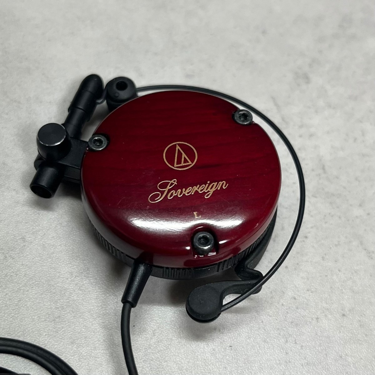 Audio Technica ATH-EW9 Ear Fit Clip-On Headphones Wood Housing