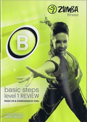 Zumba Fitness Basic Steps Level 1 Review DVD CD Set Instructor ZIN Workout