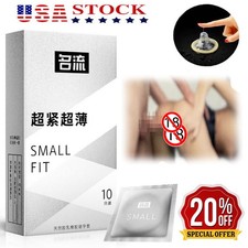 50PCS Small Size Ultra Thin Latex Condom for Men Sex Products Tight Condoms 45mm