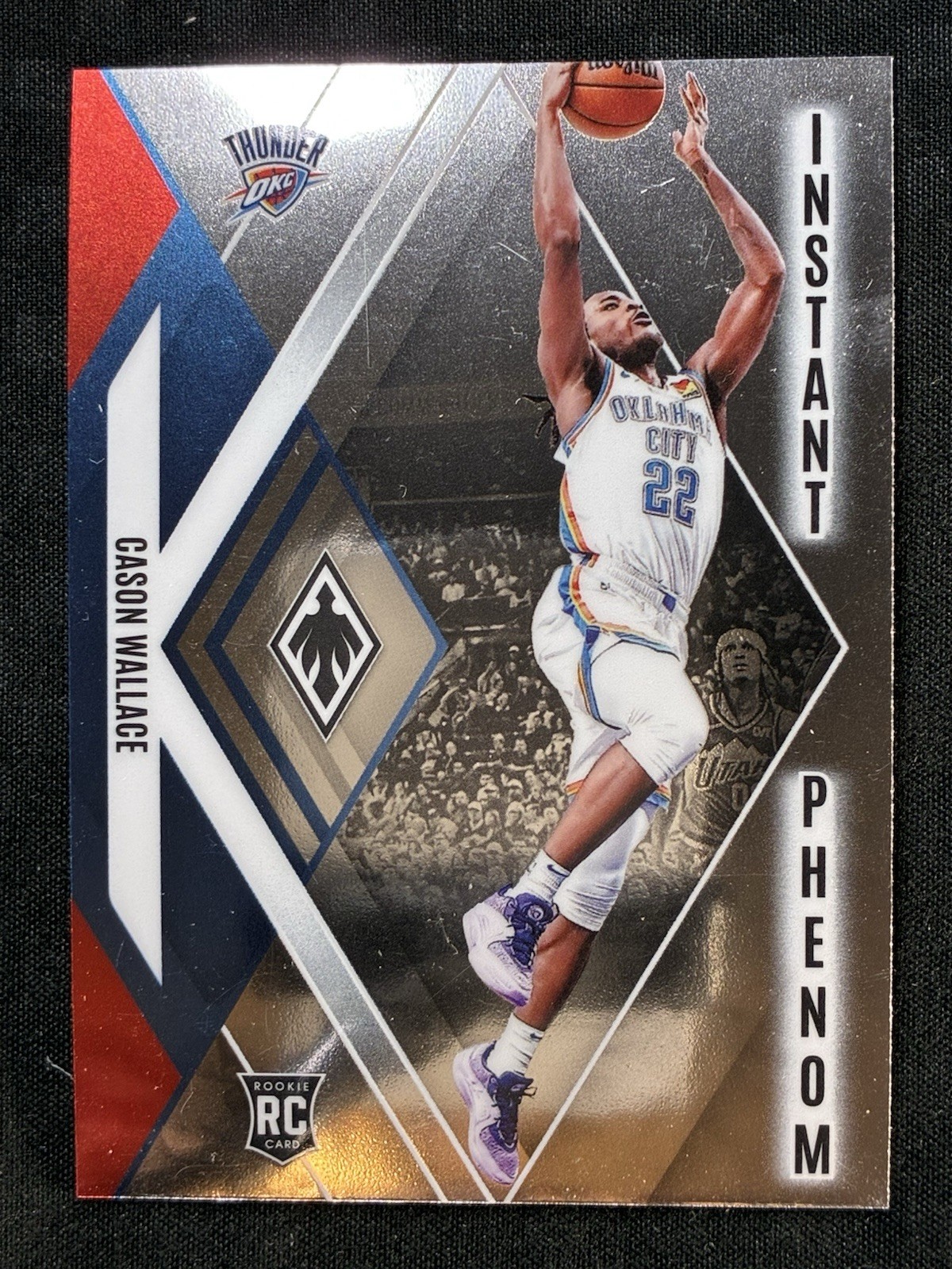 2023-24 Panini Phoenix Cason Wallace Rookie Instant Phenom #7 Silver RC