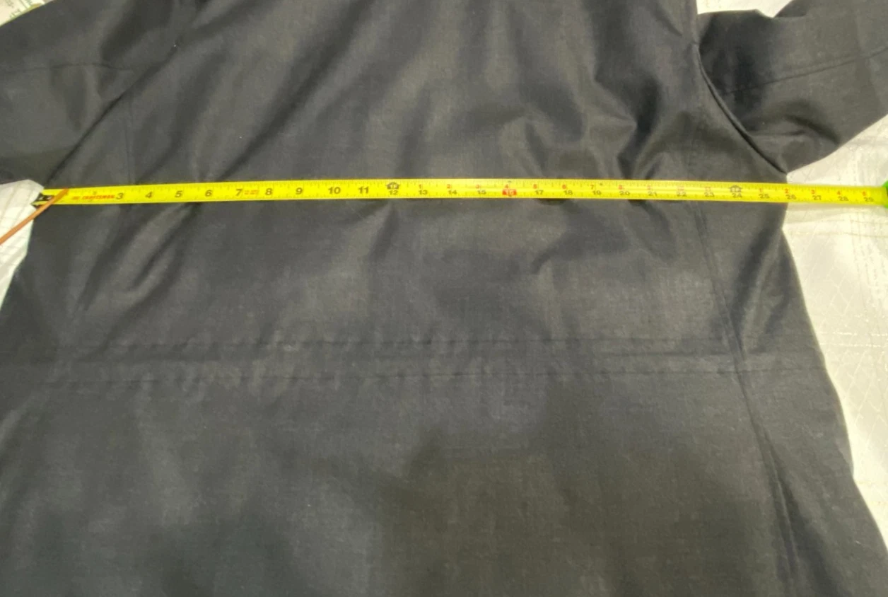 Johnston & Murphy  (Men's LRG.)  Wool  Blend Front Zip/Snap Coat - EUC !! image 21