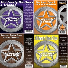 LEGENDS KARAOKE CD G 4 DISC OLDIES CLASSICS VOL-77-101-168-220 NEW IN PLASTIC