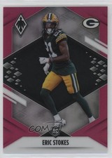 2021 Panini Phoenix Rookie Pink 26/199 Eric Stokes #154 0nr3