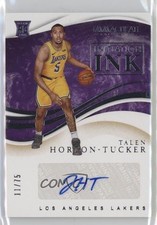 2019-20 Panini Immaculate Initiation Ink 11/75 Talen Horton-Tucker Auto 09te