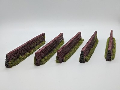 5x Spur O Gartenmauer - dunkelrot - JAVIS PW3DKRED