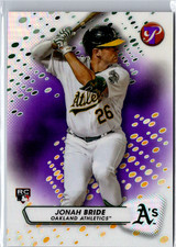 2023 Topps Pristine Baseball - #70 Jonah Bride RC - /99 Purple