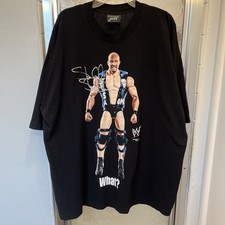 JAEE Editz Stone Cold Steve Austin Shirt Sz XL Baggy Fit Double Sided Print Rare