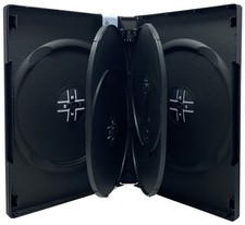 Black 6 Disc DVD Cases Lot